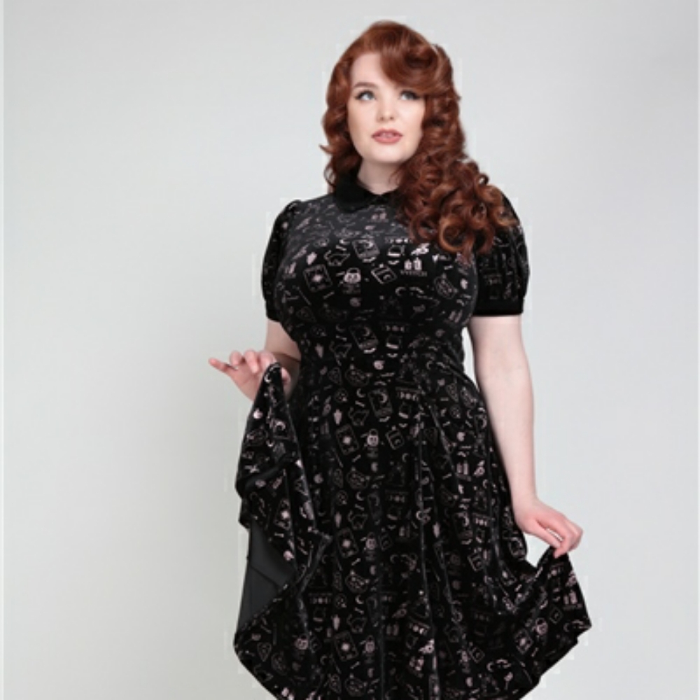 Collectif Witchy Motif Dress